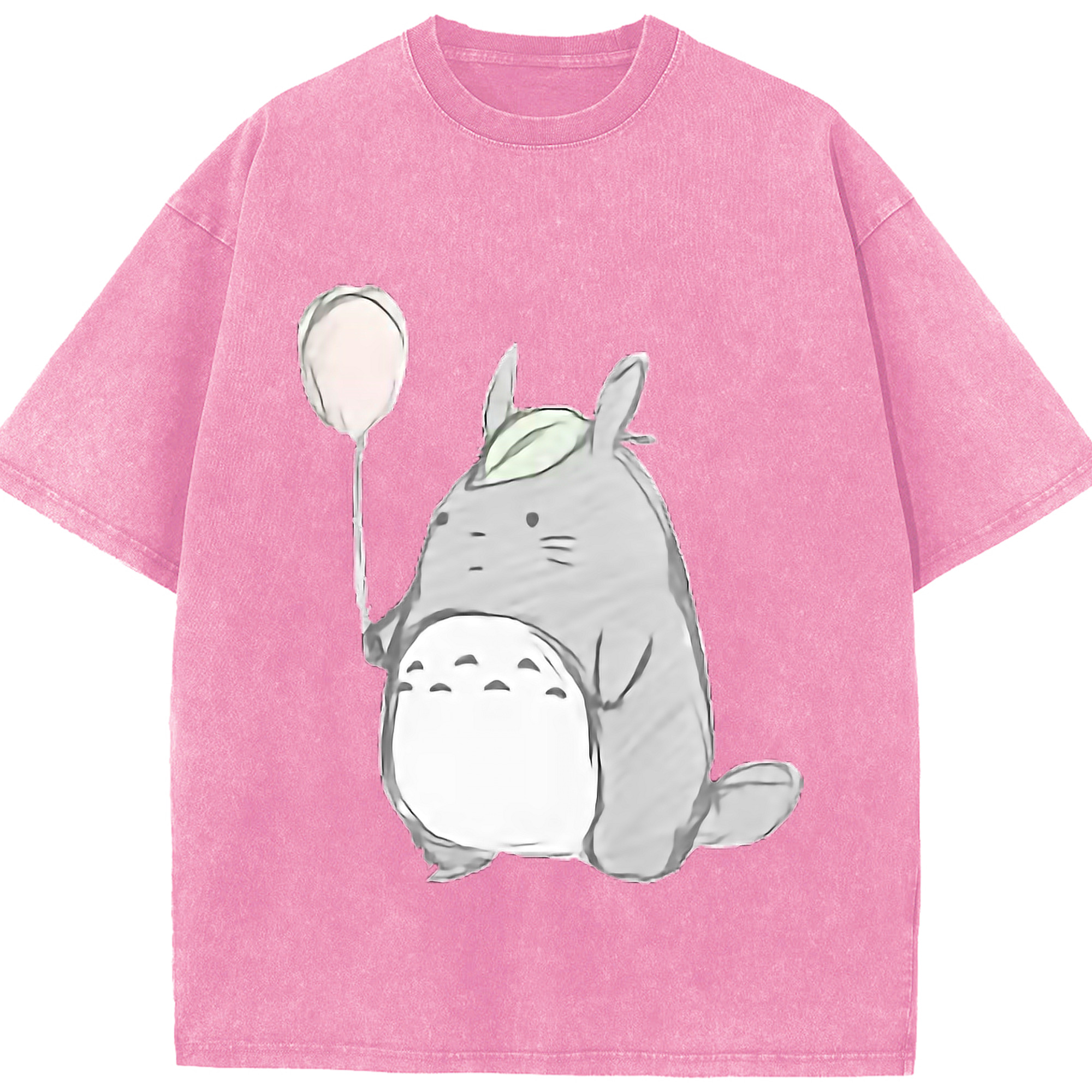 （画像用） となりのトトロ 草壁メイ 草壁サツキ My Neighbor Totoro Satsuki Kusakabe Mei Kusakabe 綿100% ヴィンテージ風 半袖Tシャツ（フロントプリント）